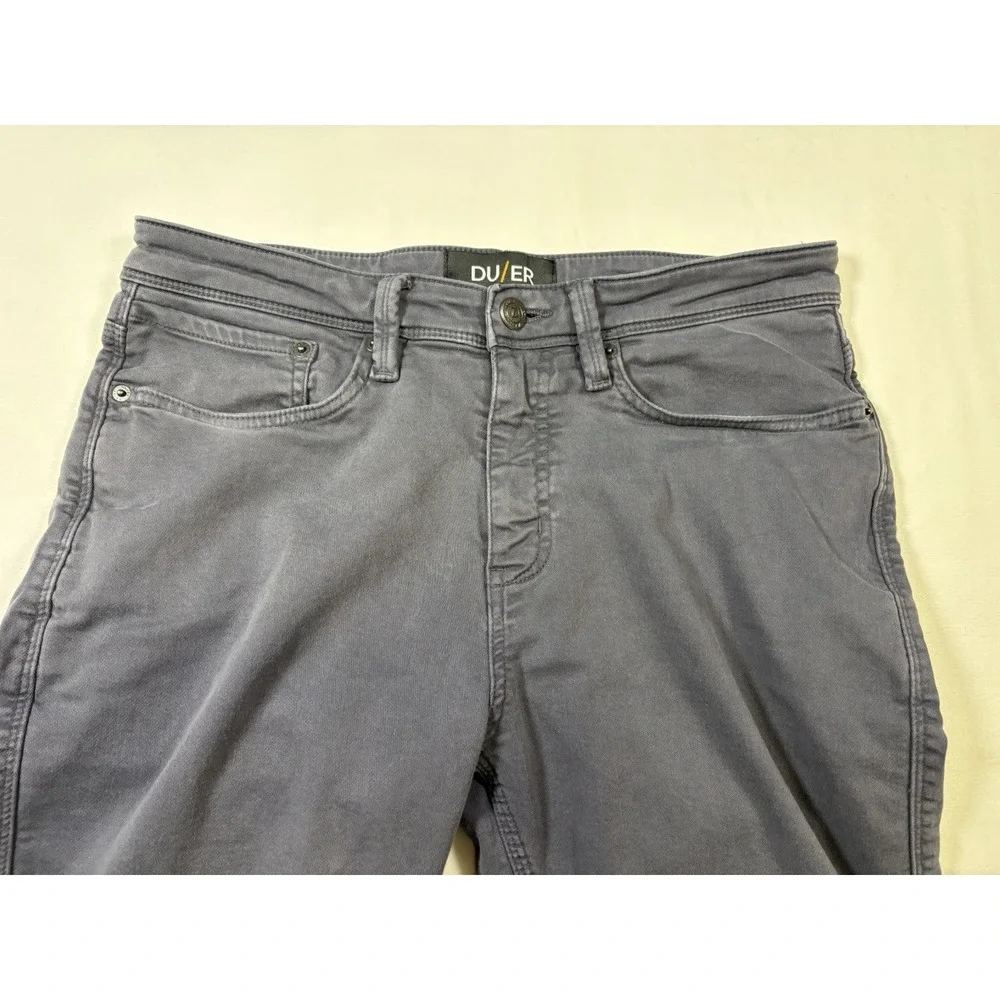 DU/ER Men's No Sweat Pant N2X Relaxed Taper Gray Chino 32x31